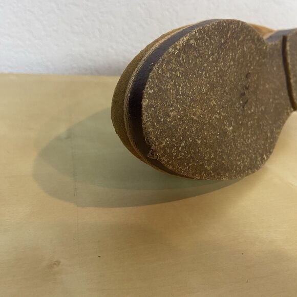 Steve Madden Womens Tommy Boots Brown Leather Moc Toe Slip On Sherpa Lined 8.5M - Picture 8 of 10